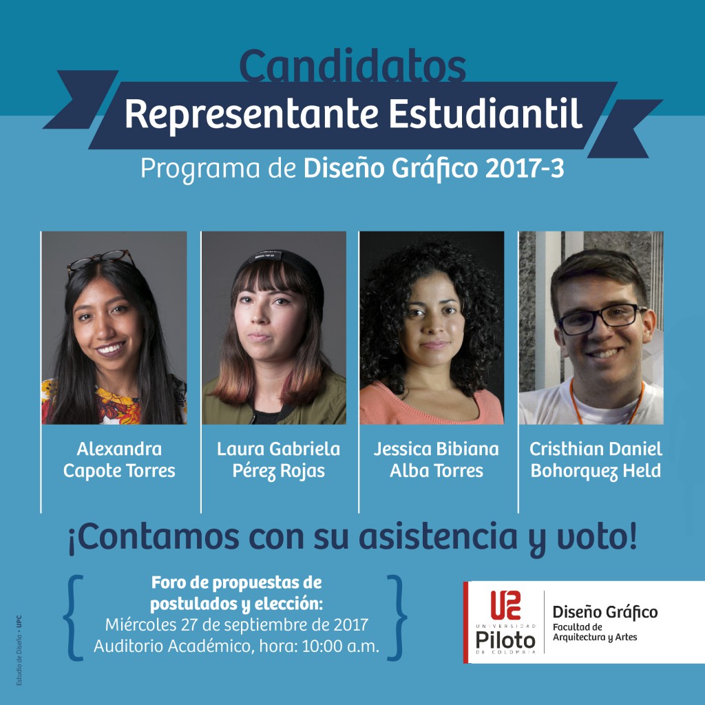 ELECCIÓN DE REPRESENTANTE ESTUDIANTIL Universidad Piloto de Colombia