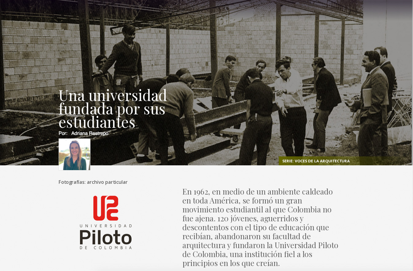 Una Universidad fundada por sus estudiantes