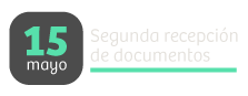 15 mayo segunda recepción de documentos