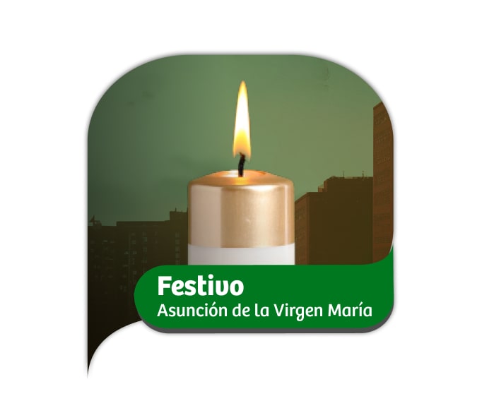 Festivo Asunción de la Virgen María